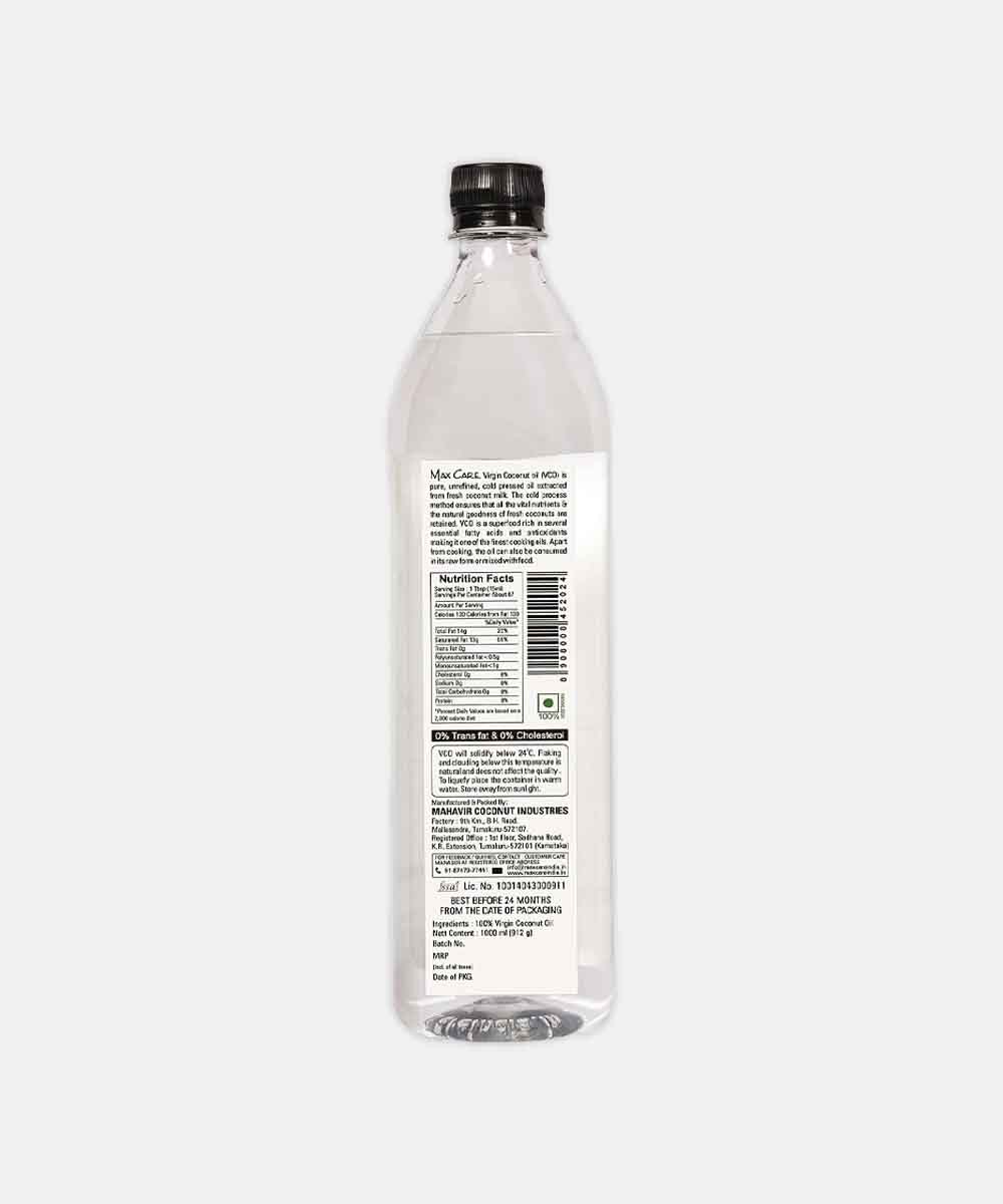 Max Care Virgin Coconut Oil 1 Ltr