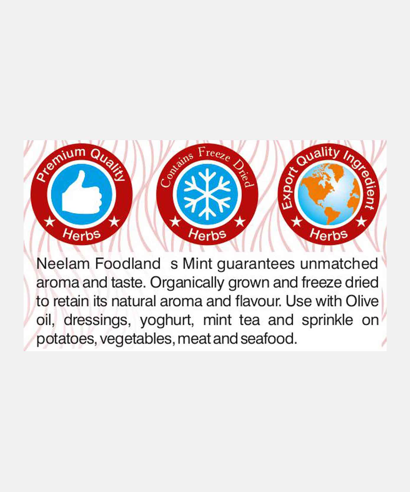 Freeze Dried Mint/Pudina Herb 7 Gm