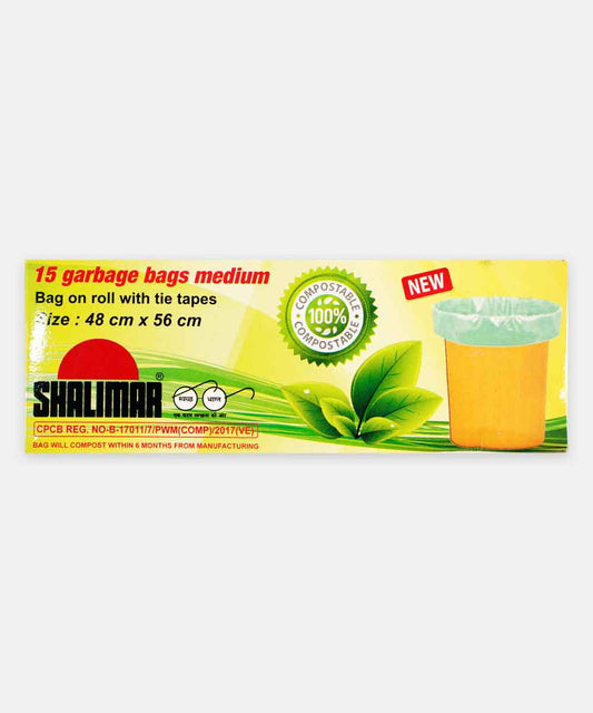 Shalimar Eco Medium Garbage Bag 15 Pieces
