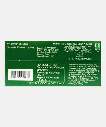 Twinings Strawberry Green Tea 25 Bag