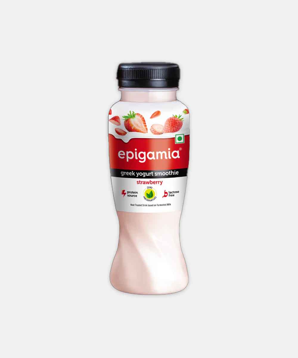 Epigamia Greek Yogurt Smoothie Strawberry 180 Ml