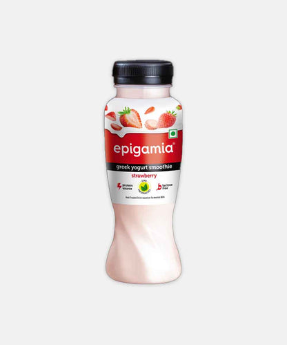 Epigamia Greek Yogurt Smoothie Strawberry 180 Ml