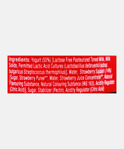 Epigamia Greek Yogurt Smoothie Strawberry 180 Ml