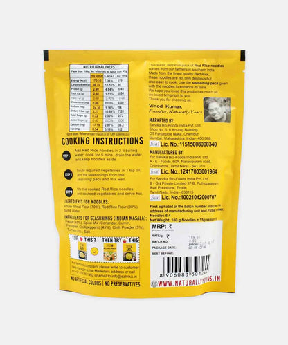 Naturally Yours Red Rice Noodles 180 Gm