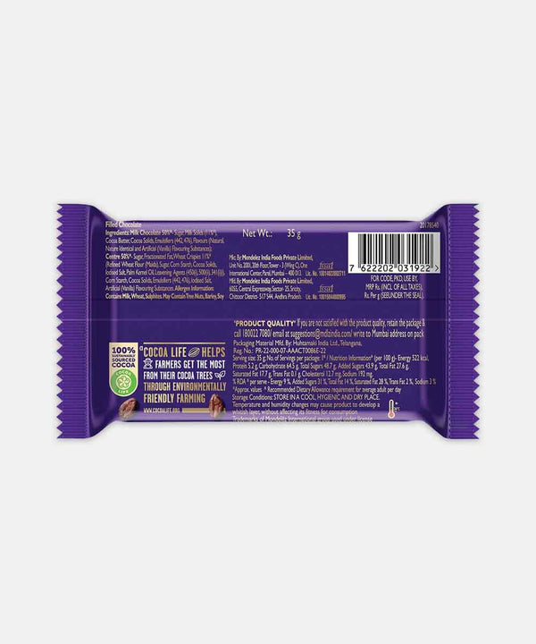 CADBURY DAIRY MILK CRISPELLO CHOCOLATE 35