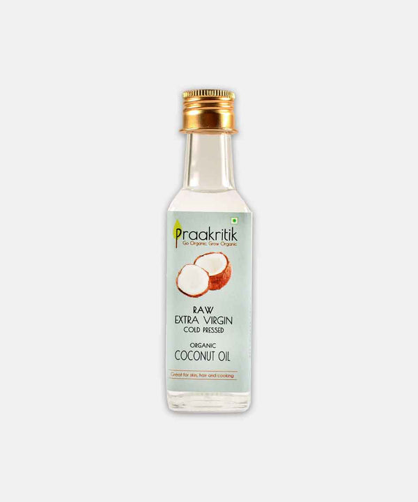 PRAAKRITIK RAW EXTRA VARGIN COCONUT OIL 100 ML