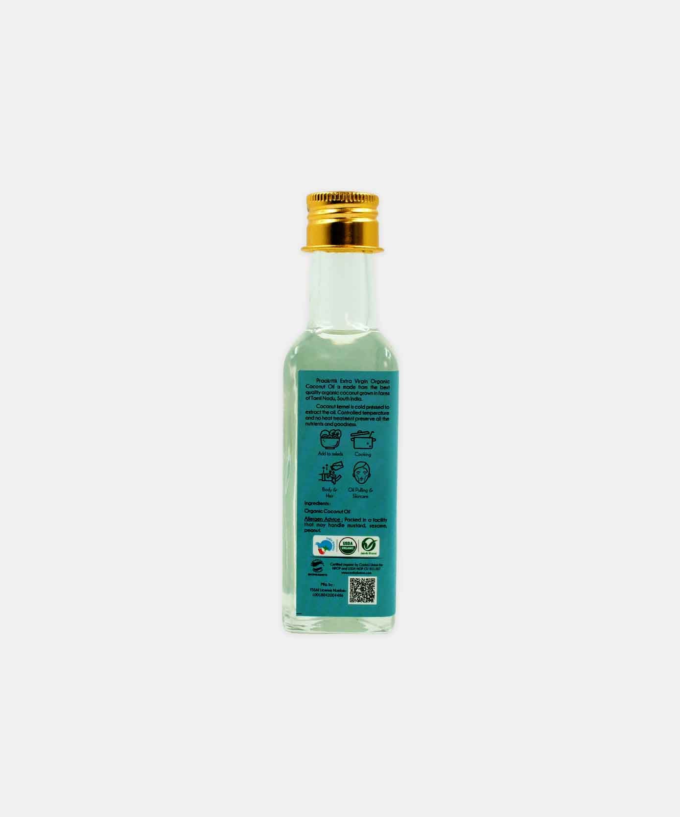 Praakritik Organic Extra Vargin Cocont Oil 100Ml
