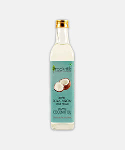 PRAAKRITIK RAW EXTRA VARGIN COCONUT OIL 500 ML