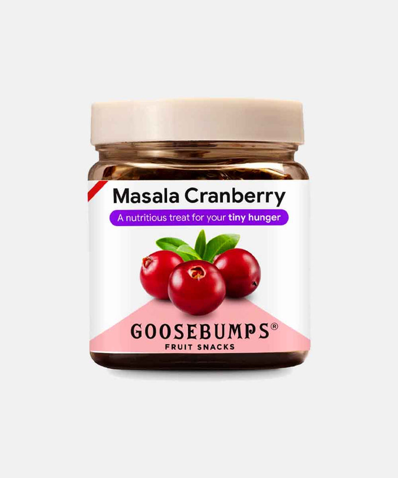 GOOSEBUMPS FRUIT SNACKS MASALA CRANBERRIES 130