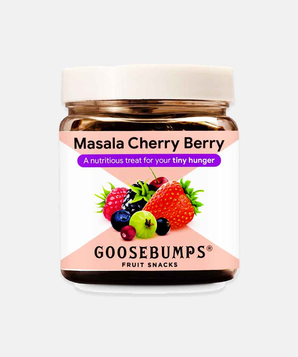 GOOSEBUMPS FRUIT SNACKS MASALA CHERRY BERRY 140