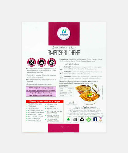 Neelam Amritsari Chana Heat & Eat 285 Gm