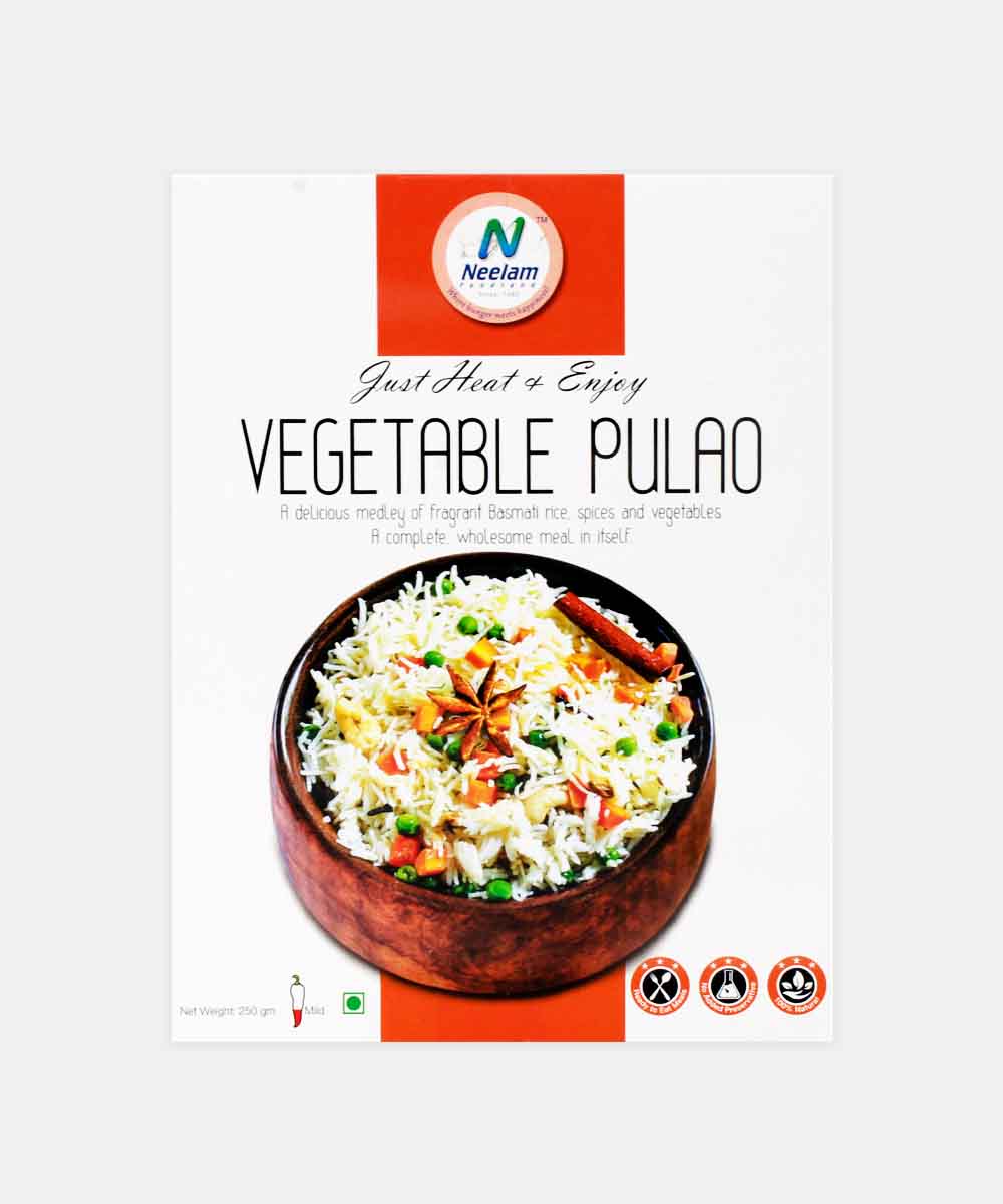Neelam Vegetable Pulao Heat & Eat 250 Gm