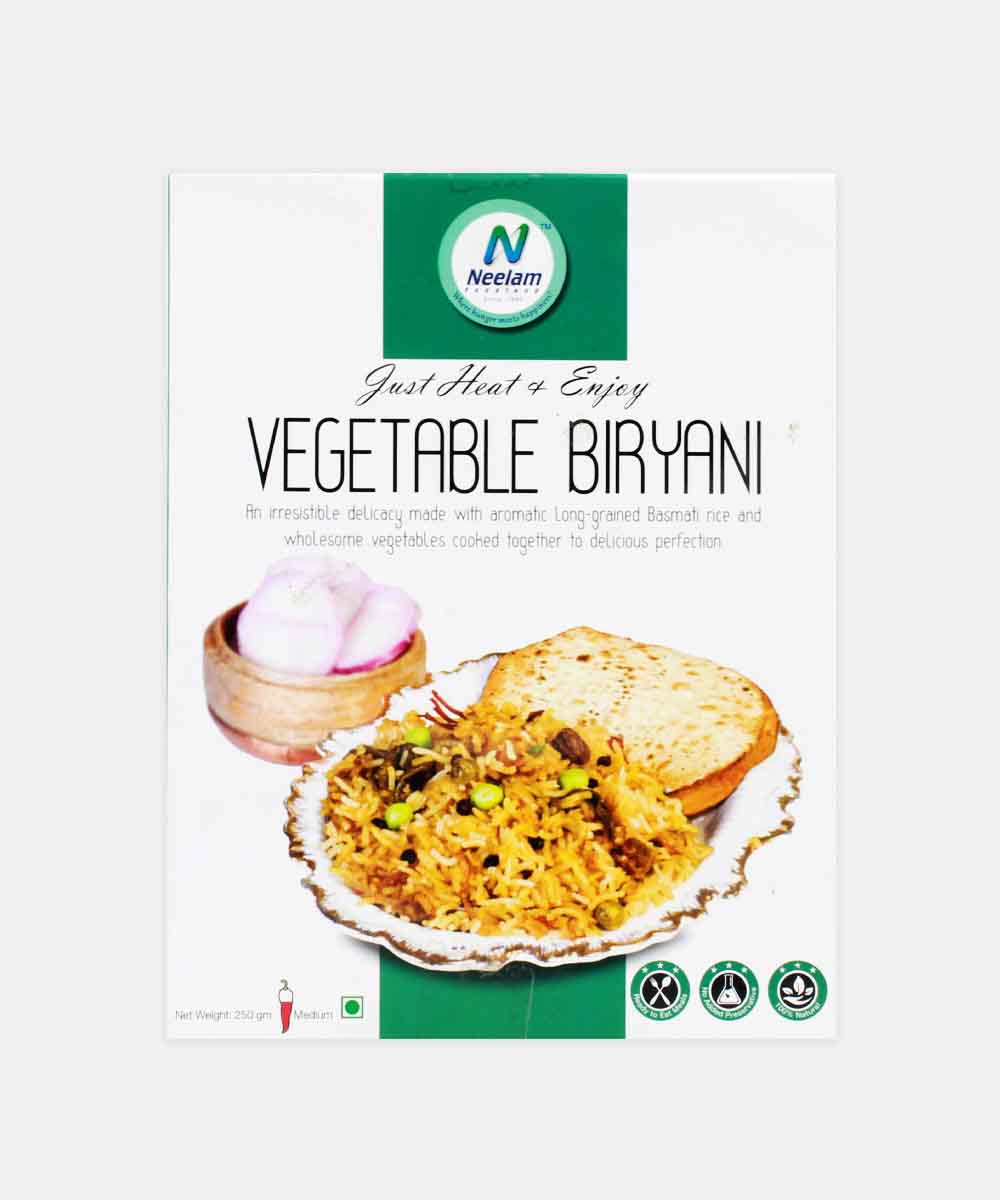 Neelam Vegetable Biryani Heat & Eat 250 Gm