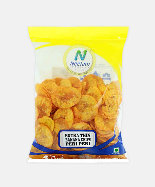 Extra Thin Banana Chips Peri Peri 200 Gm