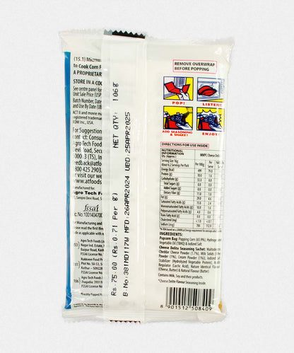 Act Ii Cheese Delite 106 Gm