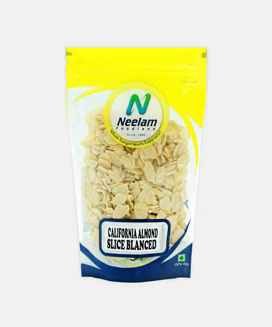 Blanched California Almond Sliced 100 Gm
