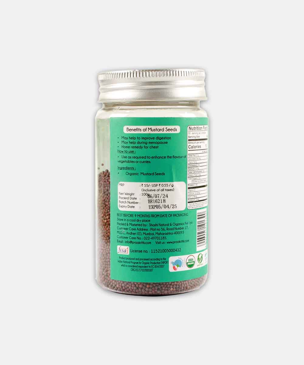 Praakritik Organic Rai 100Gm