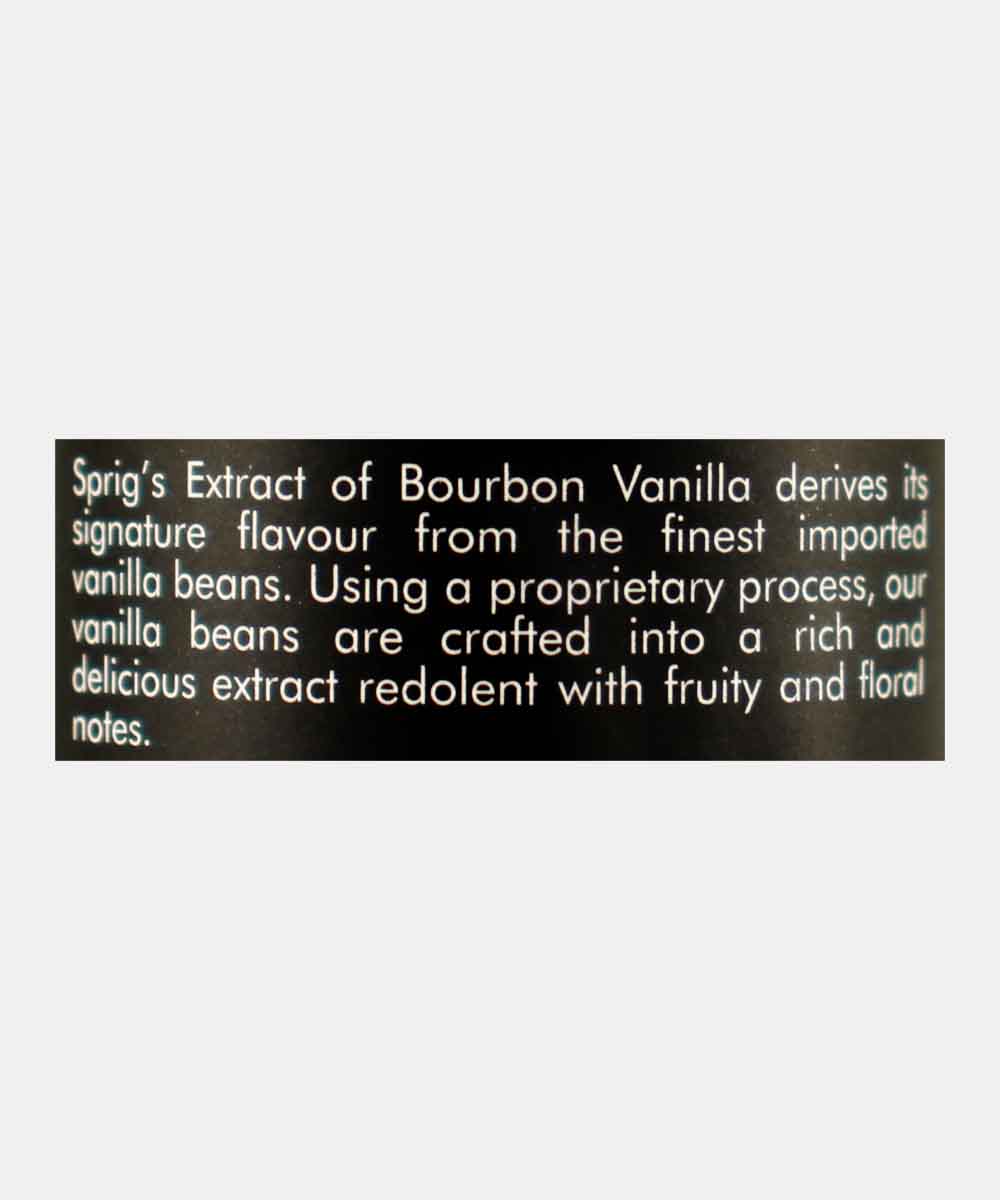 Sprig Extract Natural Bourbon Vanilla 100 Ml