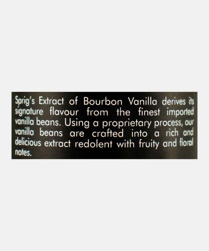 Sprig Extract Natural Bourbon Vanilla 100 Ml