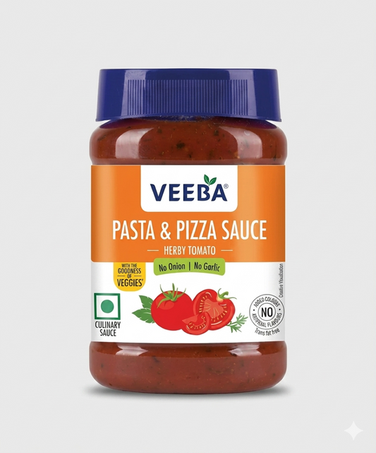 Veeba No Onion No Garlic Pasta & Pizza Sauce 280 Gm