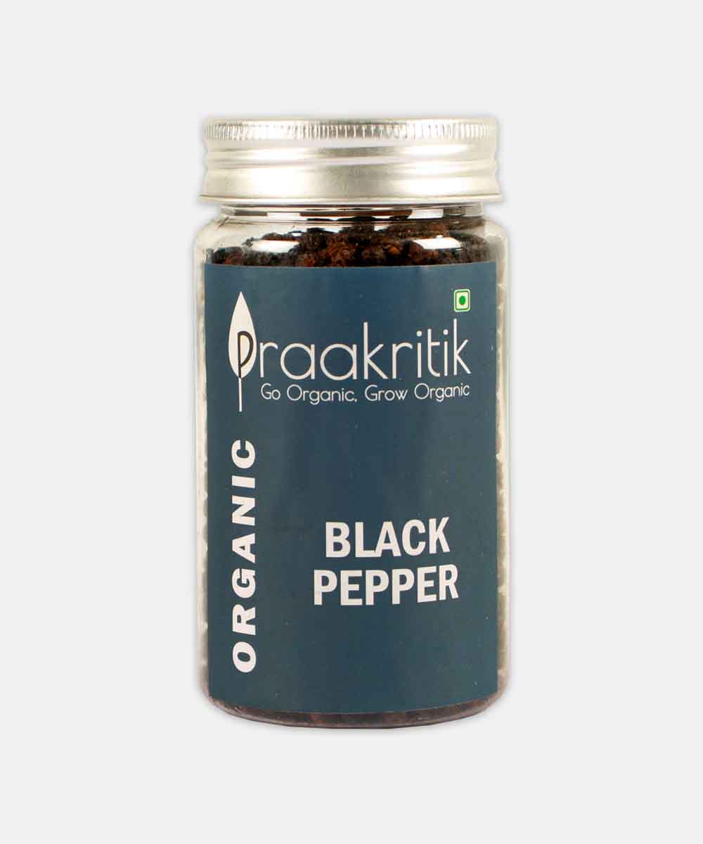 Praakritik Organic Black Pepper 100Gm