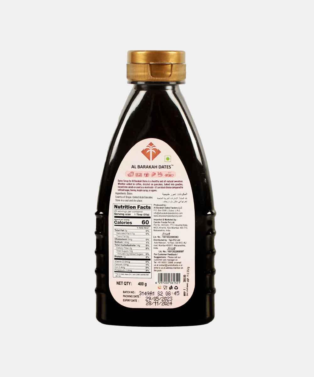 Al Barakah Dates Premium Date Syrup 400 Gm