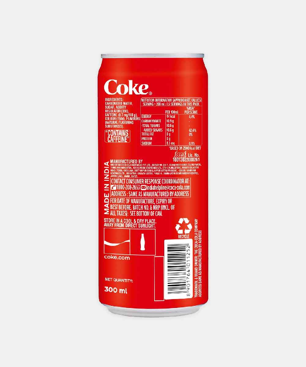 Coca Cola Original Can 300 Ml