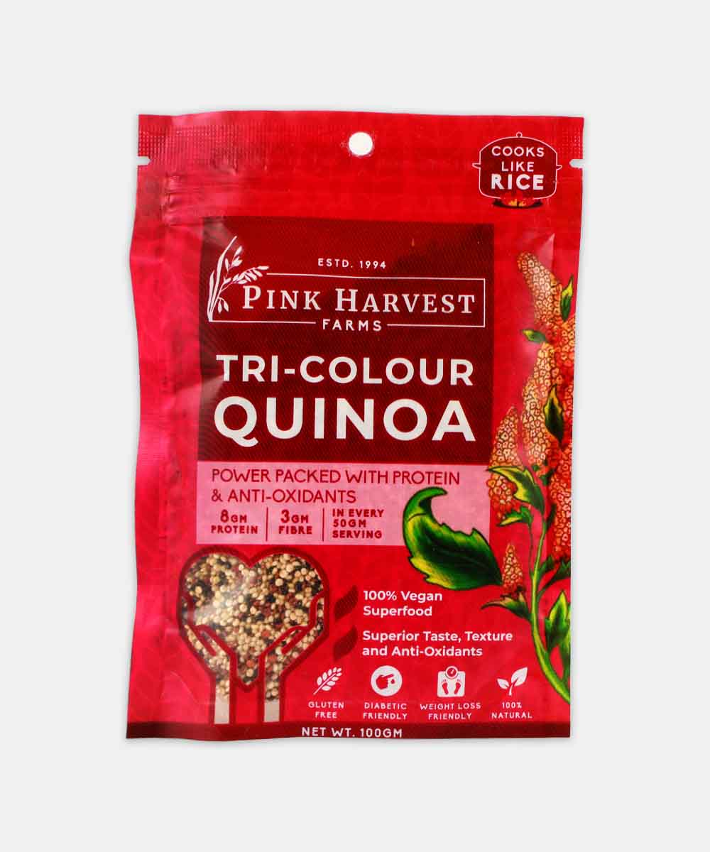 Pink Harvest Tri - Colour Quinoa 100Gm