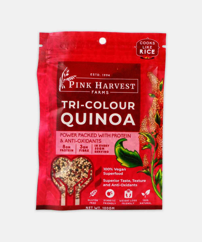 PINK HARVEST TRI - COLOUR QUINOA 100 GM