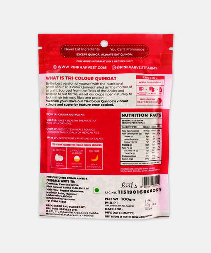 Pink Harvest Tri - Colour Quinoa 100Gm
