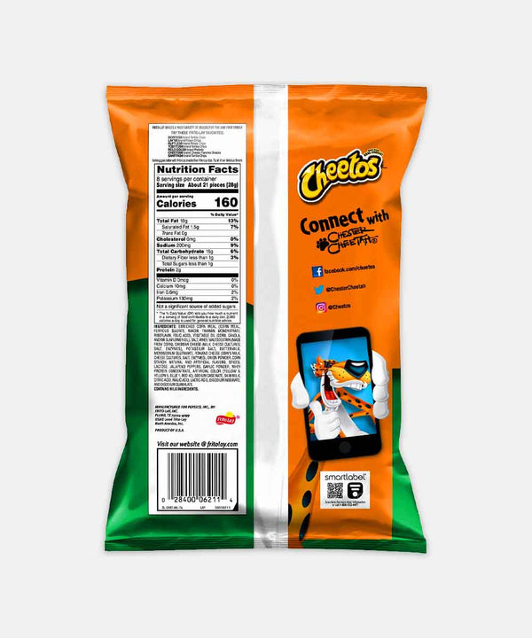 cheetos cheddar jalapeno crunchy 226