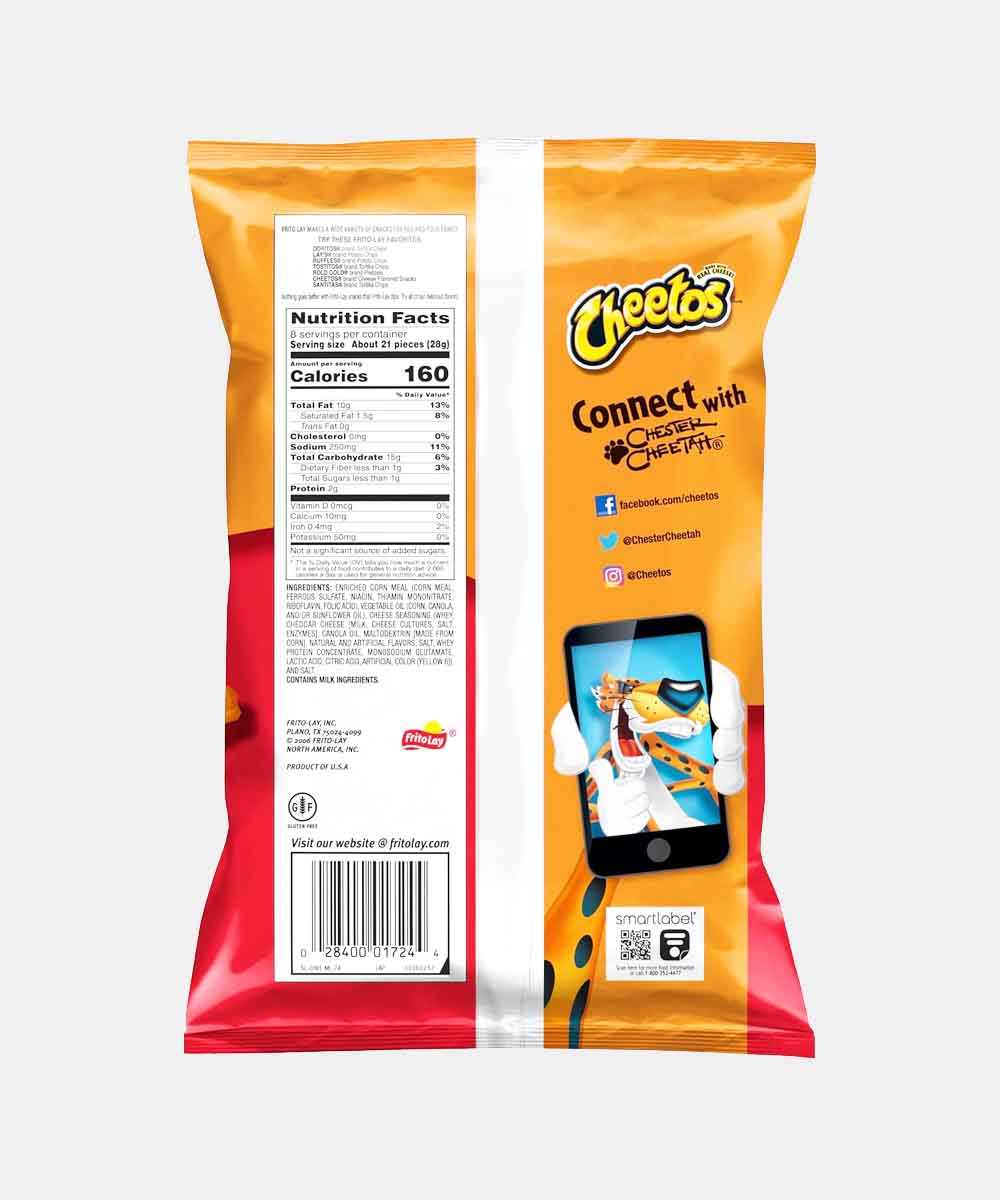 Cheetos Crunchy Real Cheese 226.8 Gm