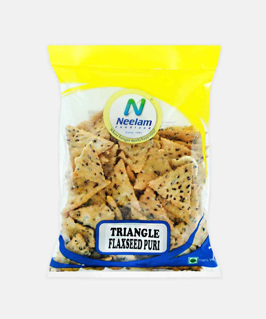 Flaxseed Triangle Puri 200 Gm