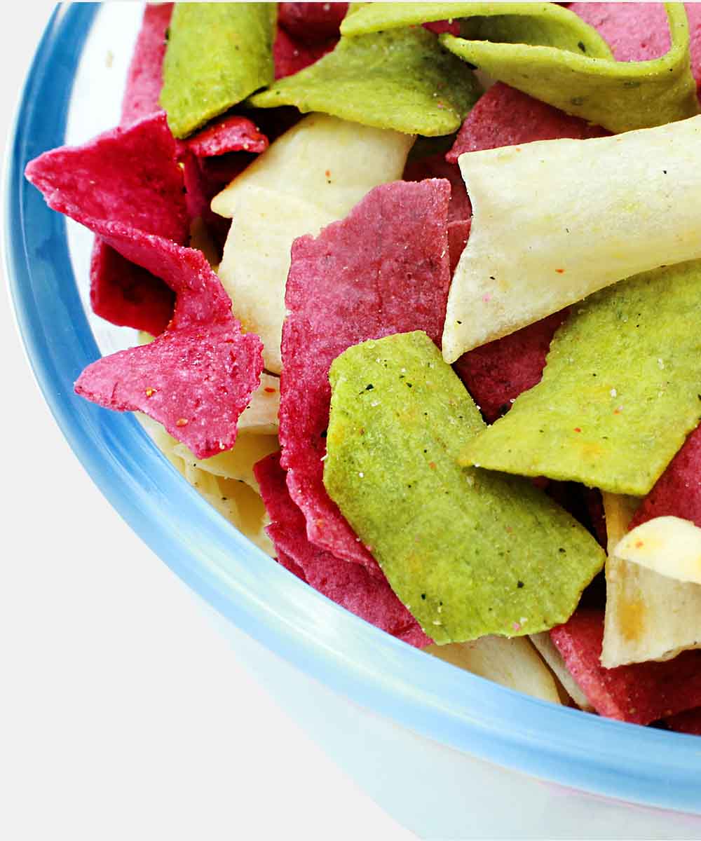 Less Oil Mix Chips Beetroot Spinach Pumpkin 200 Gm