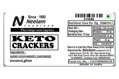 Keto Crackers 125 Gm