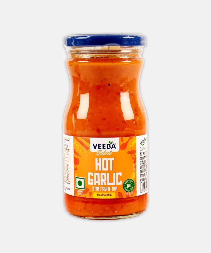 VEEBA HOT GARLIC STIR FRY SAUCE & DIP 380 GM