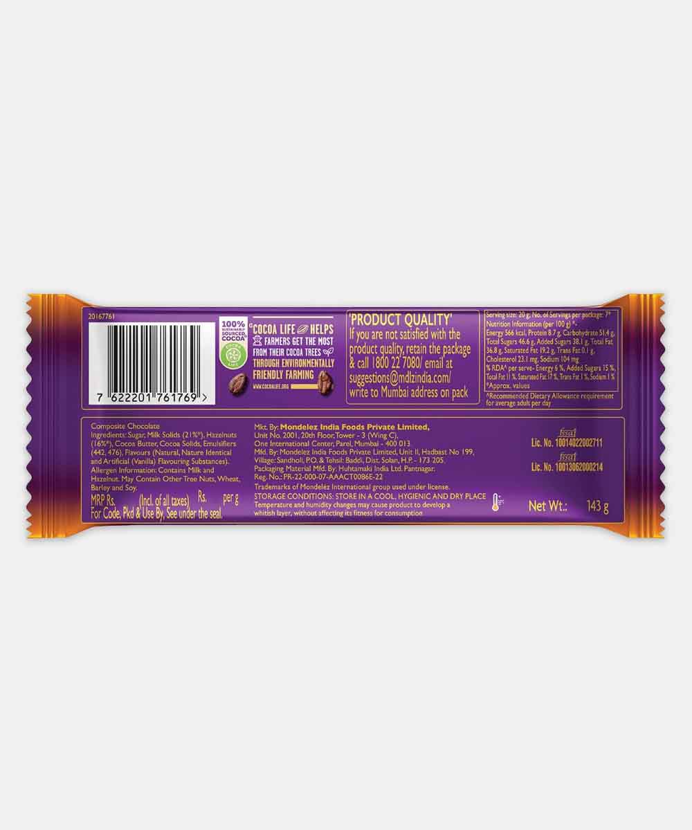Cadbury Dairy Milk Silk Hazelnut Chocolate 143 Gm