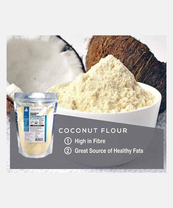 SATTVIC FOODS ORGANIC COCONUT FLOUR 250 GM