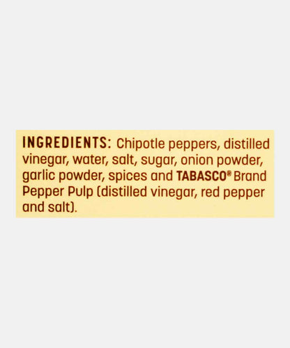 Tabasco Chipotle Pepper Sauce 60 Ml
