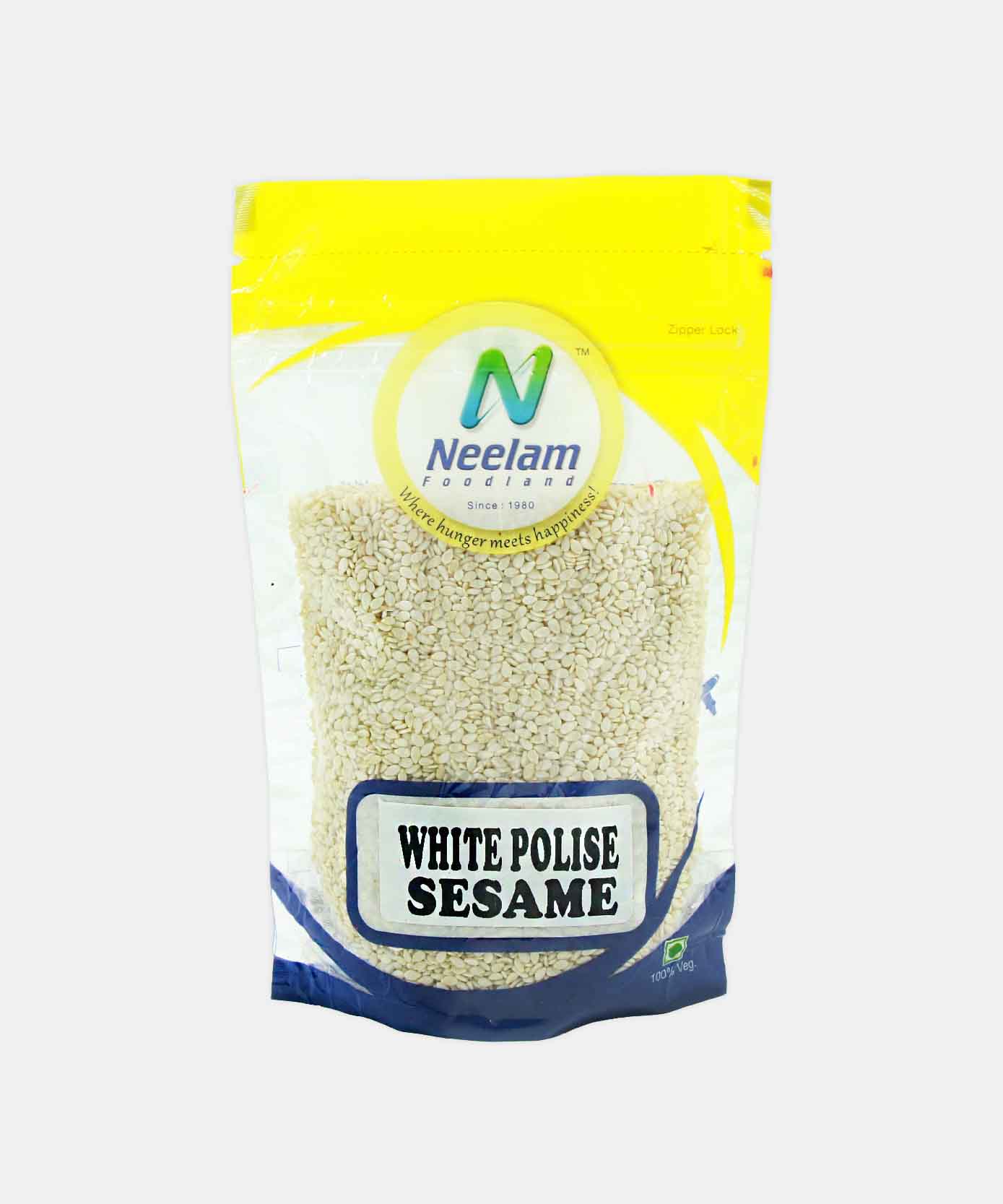 White Sesame Polise Seeds 100 Gm
