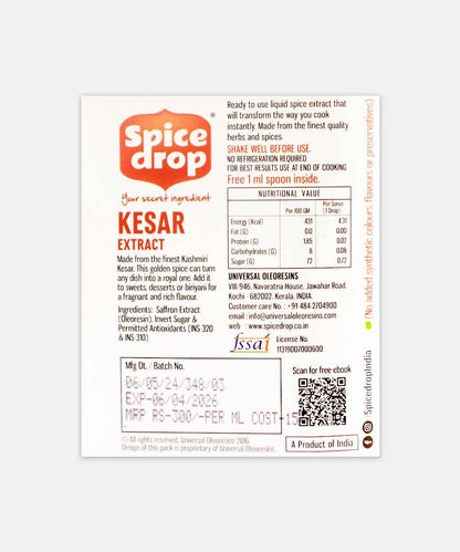 Spice Drop Kesar Extract 20 Ml