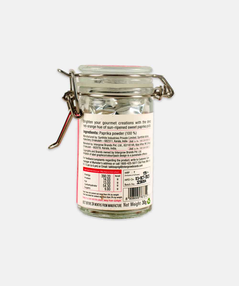 Sprig Sweet Paprika Mild 30 Gm