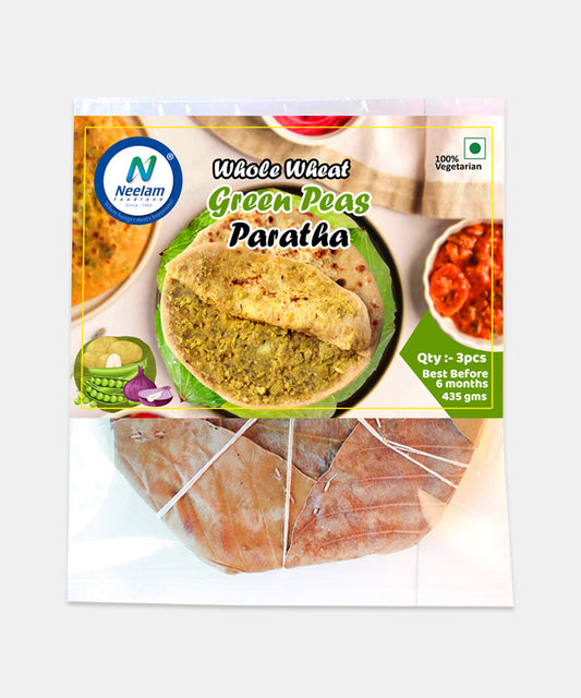 Home Made Green Peas Paratha 435 Gm