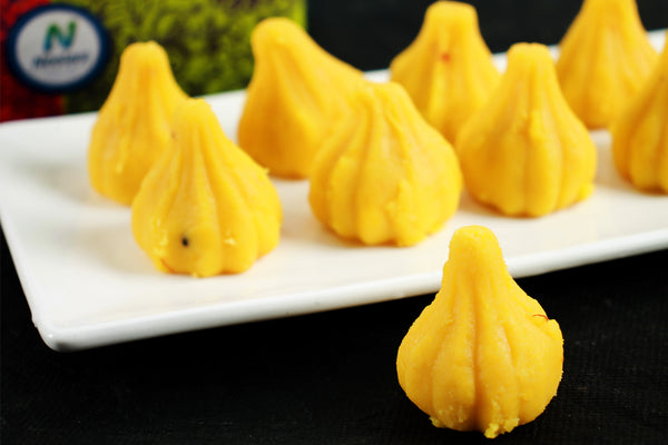 kesar milk malai modak 21 pc 400