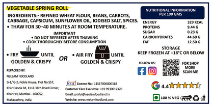 Vegetable Spring Roll 5 Pieces 242 Gm