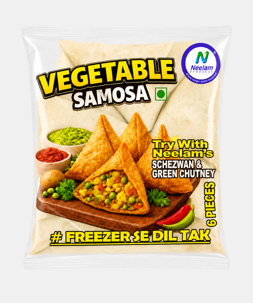 Vegetable Samosa 6 Pieces