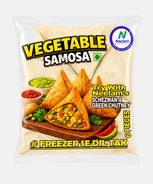 Vegetable Samosa 6 Pieces