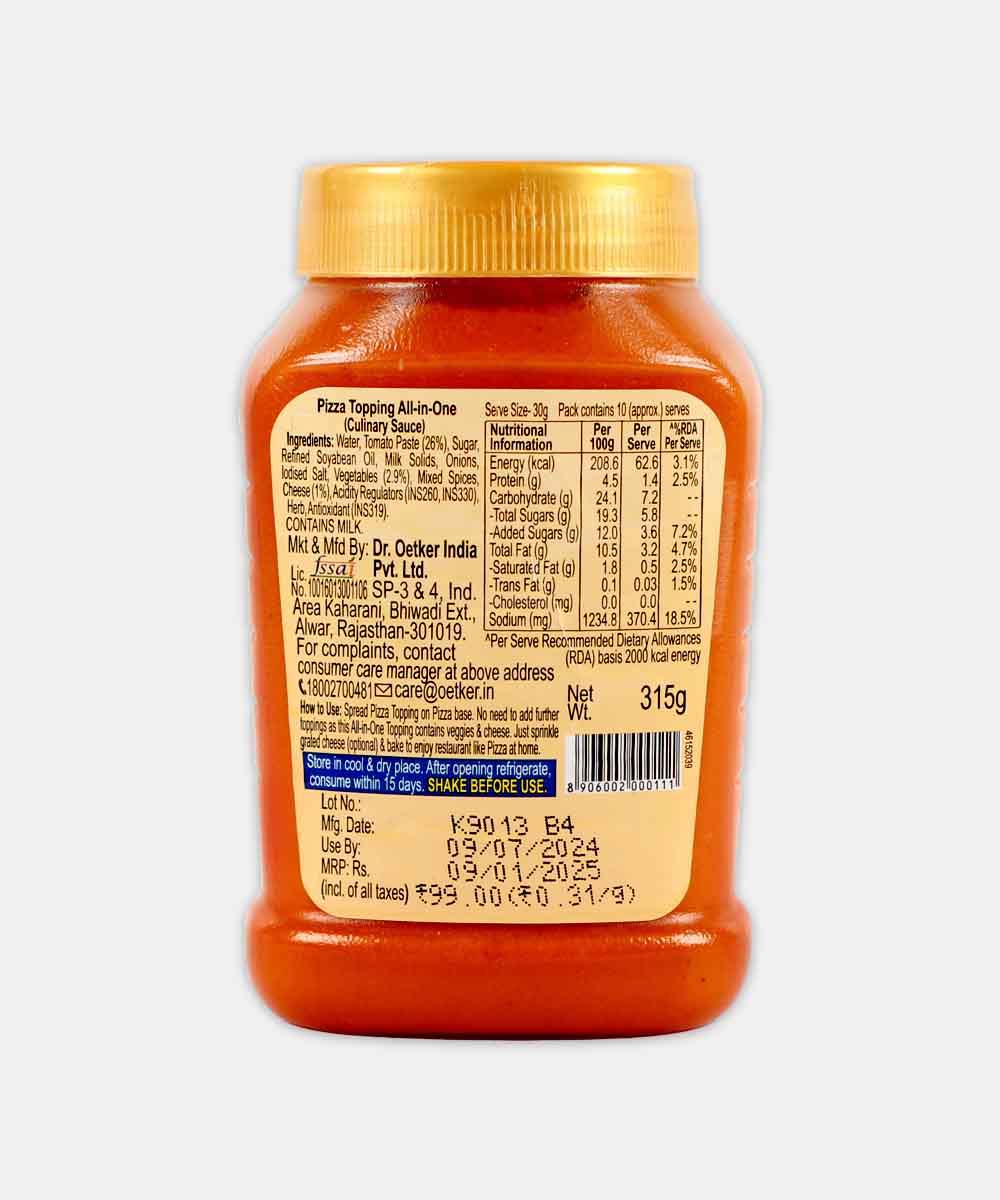 Funfood Pizza Topping 315 Gm