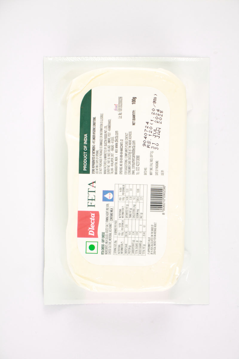 DLECTA NATURAL FETA SALAD CHEESE 100 GM