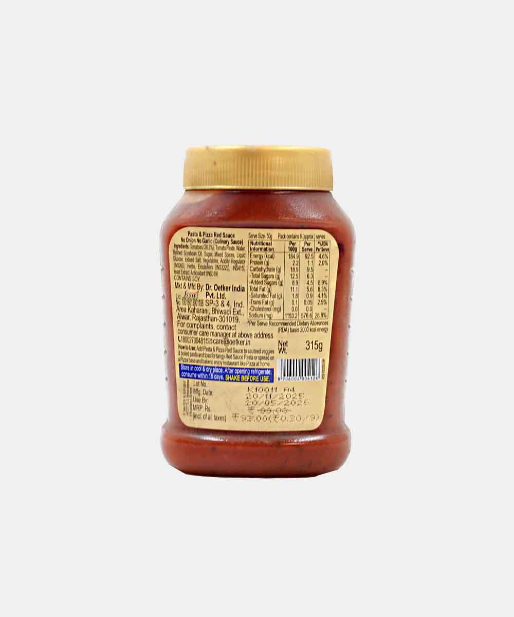 Funfood Pasta & Pizza Sauce Jain 315 Gm